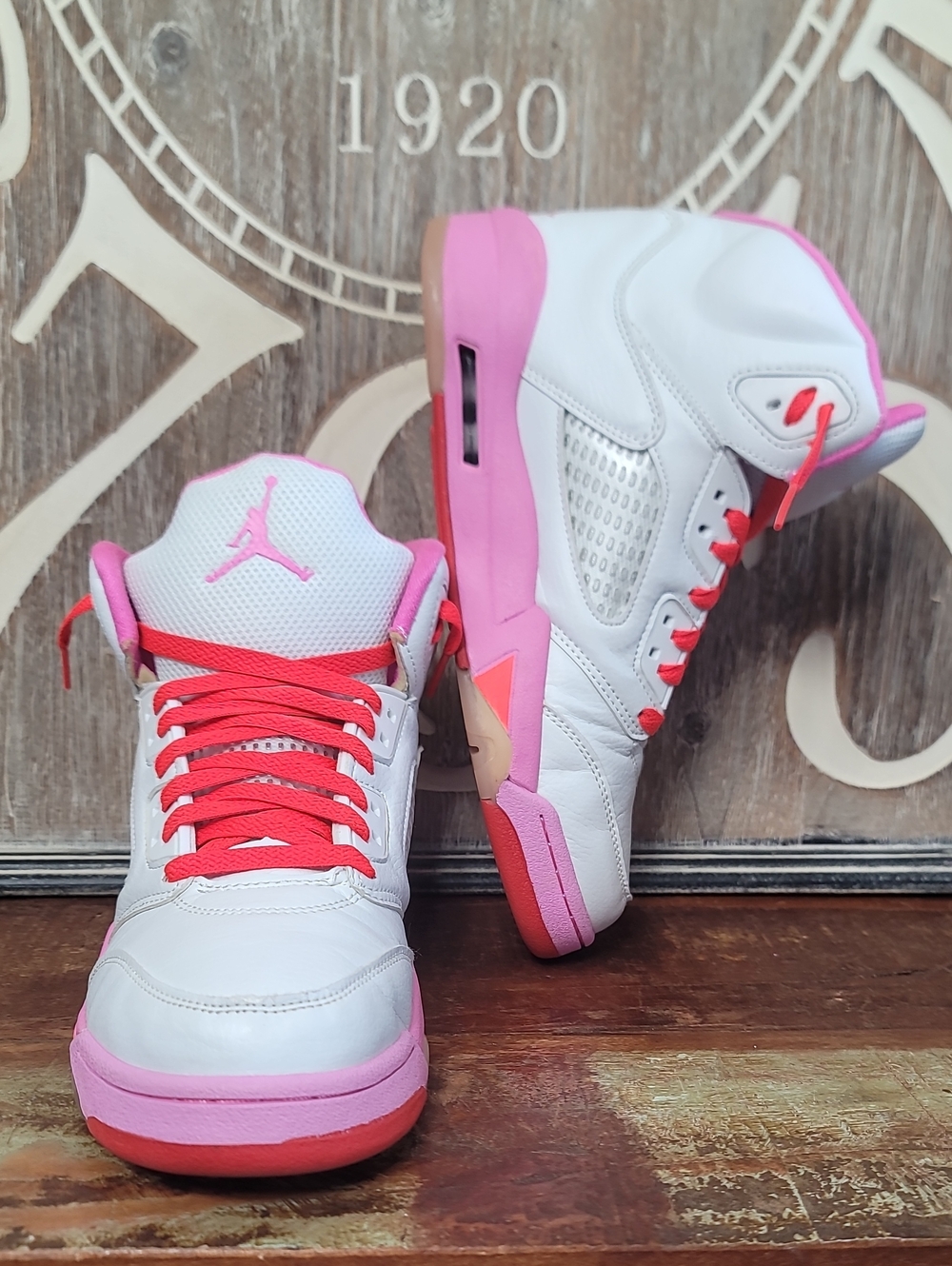 🔥🔥 Nike Air Jordan 5 Retro "Pinksicle" Wmns 8.5. Really Good Condition - Picture 3 of 16